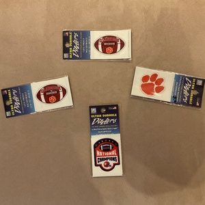 Pack of 4 Clemson Dizzler Stickers